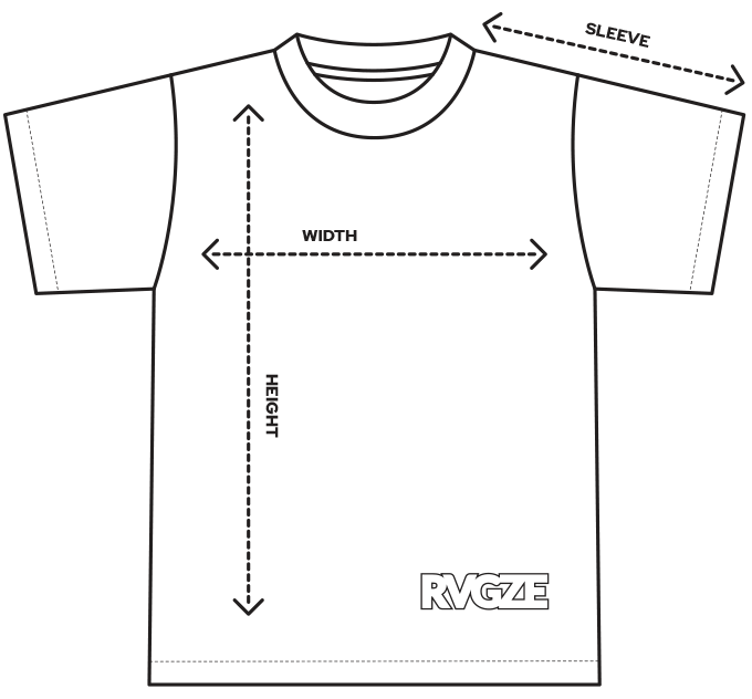 RVGZE size chart 1